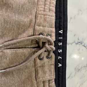 VISSLA Men’s  Casual Tan Jogger Pants Size L (33-34)